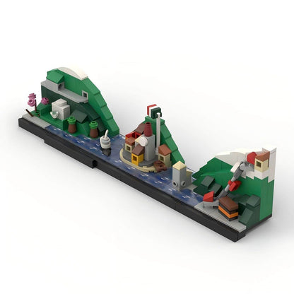 Italy Lake Como Skyline Building Kit | LEGO-Compatible MOC - 4