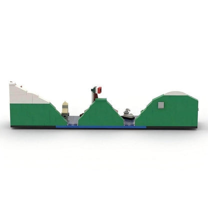 Italy Lake Como Skyline MOC Building Kit | Scenic Architecture Model - 2