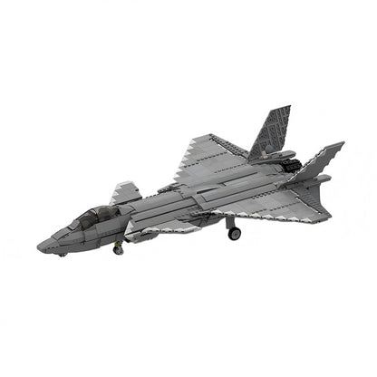 J-20 Stealth Fighter MOC Building Kit | Modern Aircraft Model - 3
