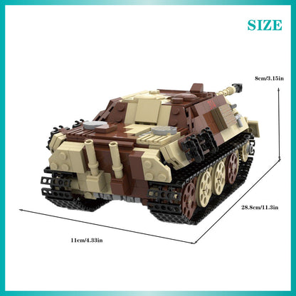 Jagdpanther Tank Destroyer Building Kit | Summer Camouflage | LEGO-Compatible MOC - 4