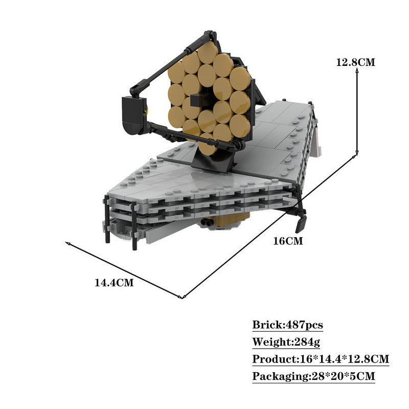 James Webb Space Telescope MOC Building Kit | Space Exploration Model - 2