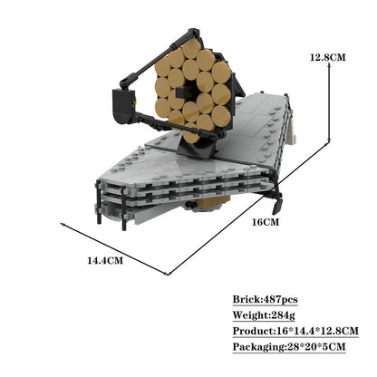 James Webb Space Telescope MOC Building Kit | Space Exploration Model - 2