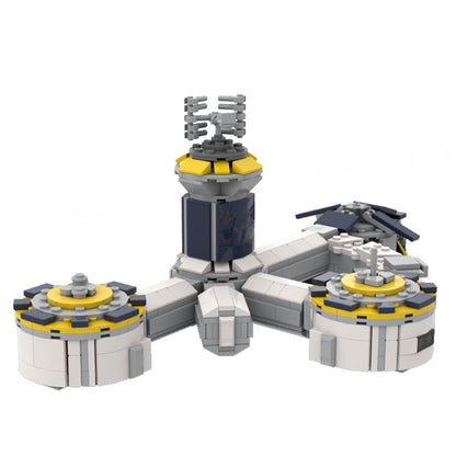 Jamestown Lunar Base MOC Building Kit | Futuristic Space Habitat Model - 1