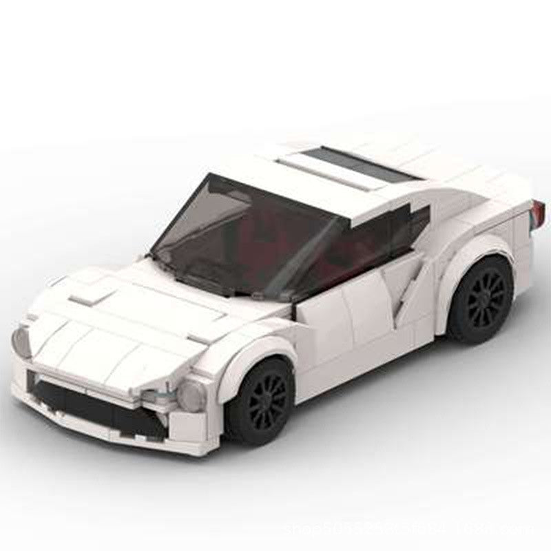 Japanese 86 Retro Sports Coupe Building Kit | LEGO-Compatible MOC - 3