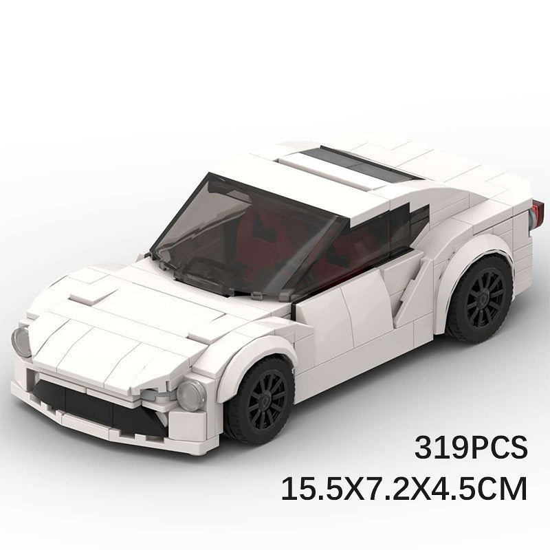 Japanese 86 Retro Sports Coupe Building Kit | LEGO-Compatible MOC - 6