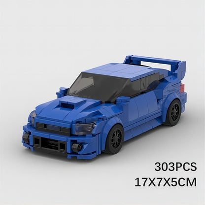 Japanese AWD Sports Sedan Building Kit | LEGO-Compatible MOC - 6