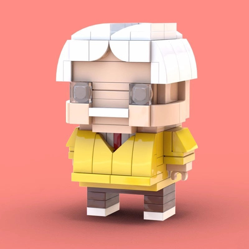 Japanese Basketball Anime Team BrickHeadz Building Kit | LEGO-Compatible MOC - 12