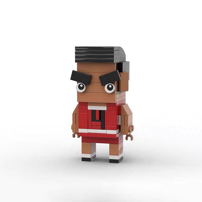 Japanese Basketball Anime Team BrickHeadz Building Kit | LEGO-Compatible MOC - 17
