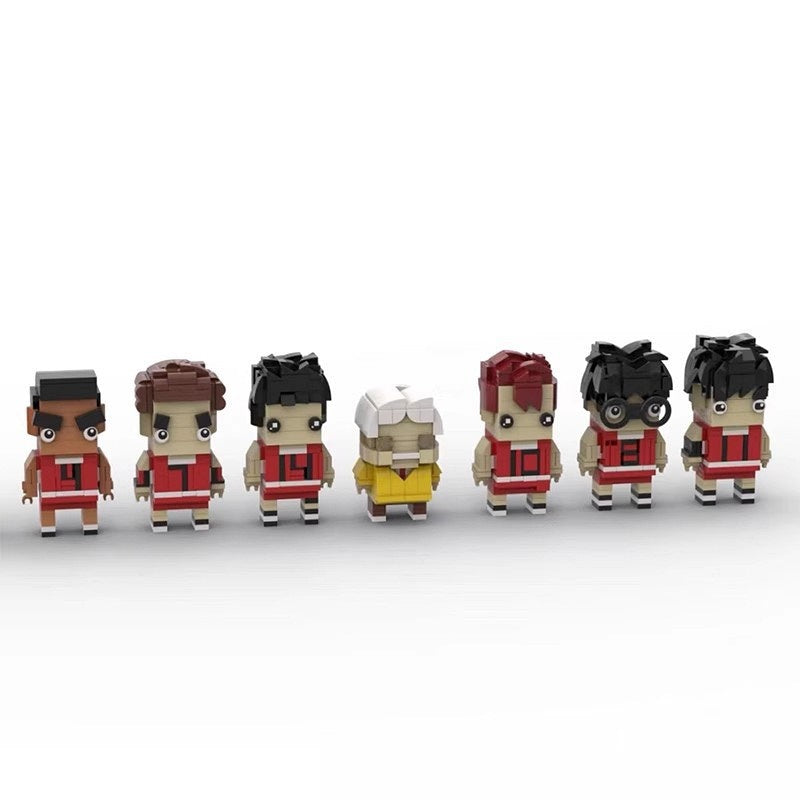 Japanese Basketball Anime Team Building Kit | Compatible MOC - 9