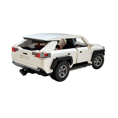 Japanese Compact SUV MOC Building Kit with Detailed Engine - 4
