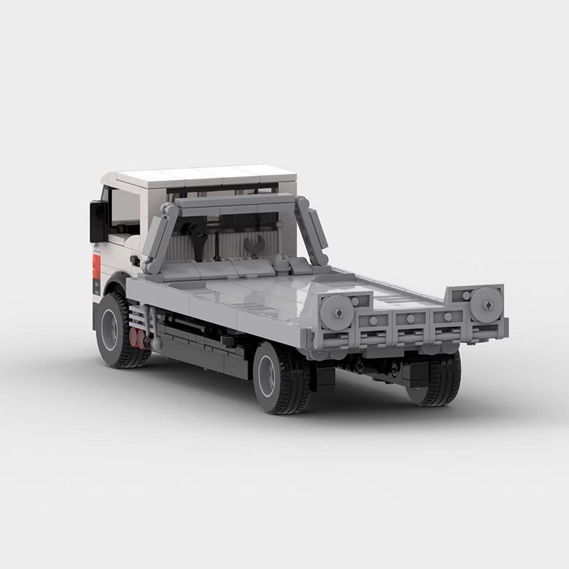 Japanese Flatbed Tow Truck Building Kit | LEGO-Compatible MOC - 3