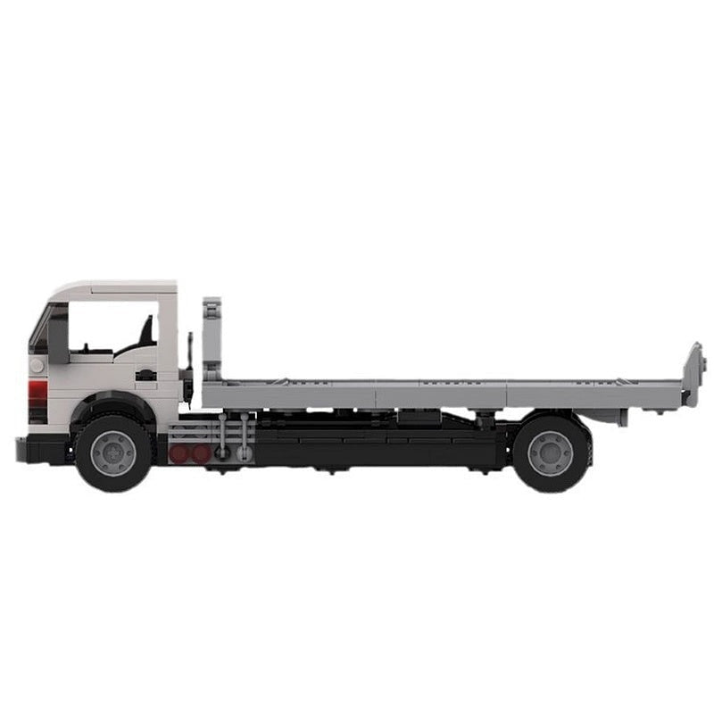 Japanese Flatbed Tow Truck MOC Building Kit | Recovery Vehicle - 2
