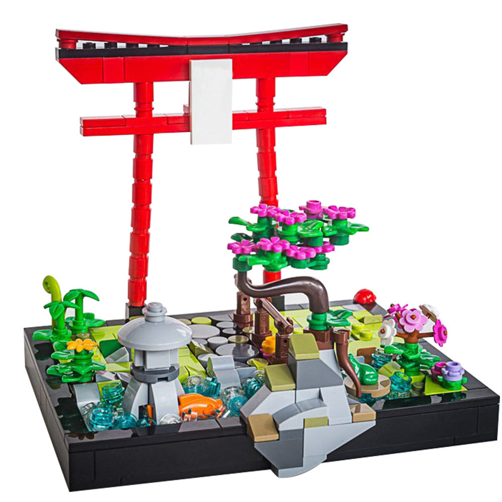 Japanese Garden Building Kit | LEGO-Compatible MOC - 1