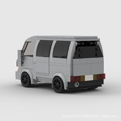 Japanese Kei Van MOC Building Kit | Compact Vehicle Model - 2