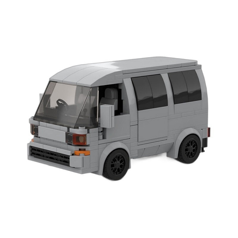 Japanese Kei Van MOC Building Kit | Compact Vehicle Model - 4