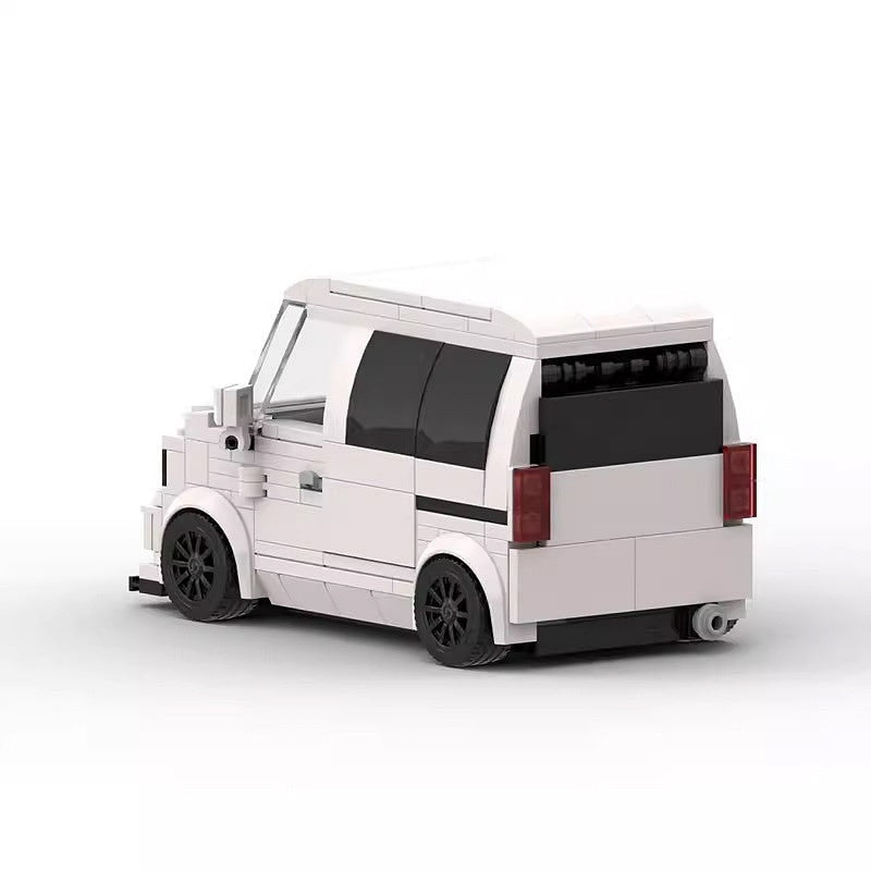 Japanese Kei Van MOC Vehicle Building Kit | 8 Stud Scale - 3