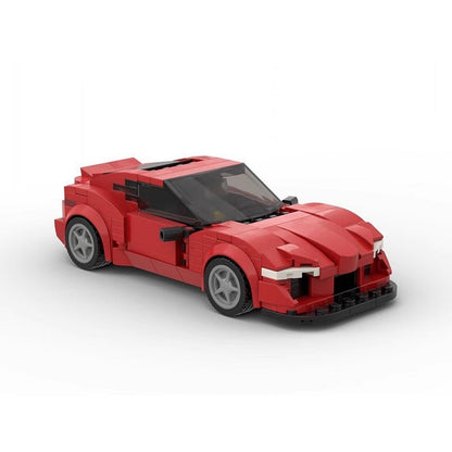 Japanese MK5 Sports Car MOC Building Kit | 8-Wide Vehicle Model - 3