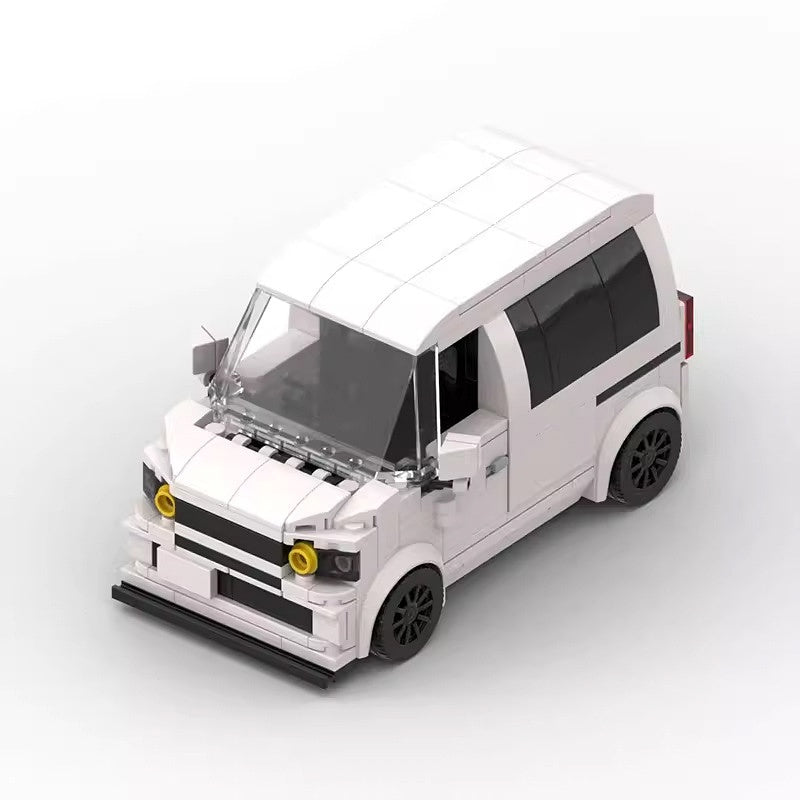 Japanese N-Van Kei Car Building Kit | 8 stud LEGO-Compatible MOC - 3