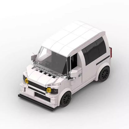 Japanese N-Van Kei Car Building Kit | 8 stud LEGO-Compatible MOC - 3