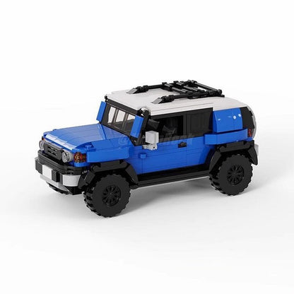 Japanese Retro 4x4 Cruiser SUV MOC Building Kit | Off-Road Vehicle Model - 8
