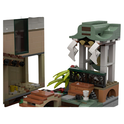 Japanese Ryokan & Bar Art Gallery MOC Building Kit - 2