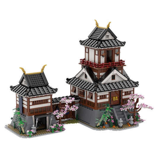 Japanese Samurai Castle MOC Building Kit | Historic Fortress Model - 1