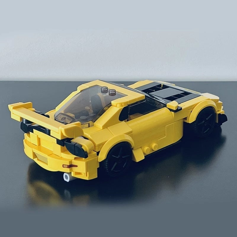 Japanese Street Racer FD3S Style MOC Building Kit | Sports Car Model - 4