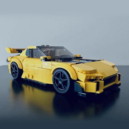 Japanese Street Racer FD3S Style MOC Building Kit | Sports Car Model - 5