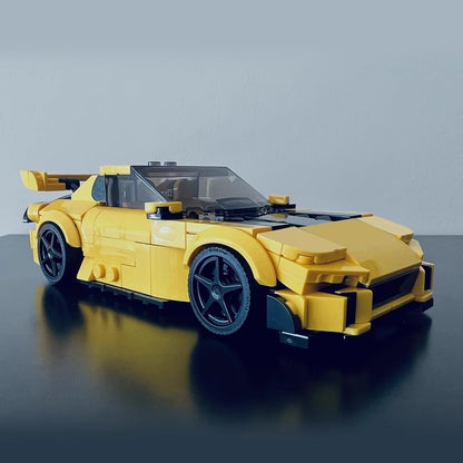 Japanese Street Racer FD3S Tuning Car Building Kit | LEGO-Compatible MOC - 4