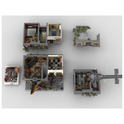 Jazz Club Apocalypse Version Building Kit | Compatible MOC - 6