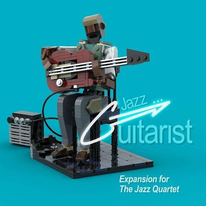 Jazz Guitarist MOC Building Kit | Musician Character Display Model - 3