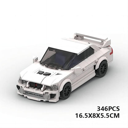 JDM Legend Evolution V MOC Building Kit | 8-Wide Sports Car Model - 3