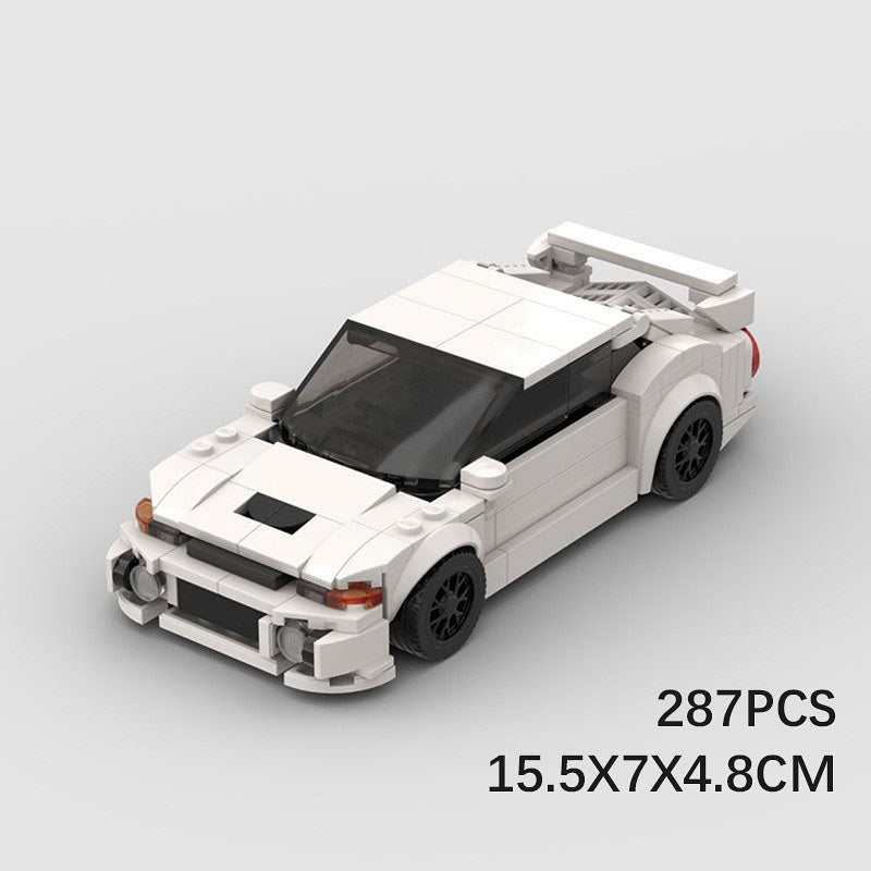 JDM Legend Evolution V Sports Car Building Kit | 8-Wide LEGO-Compatible MOC - 4