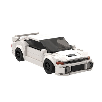 JDM Legend Evolution V Sports Car Building Kit | 8-Wide LEGO-Compatible MOC - 5