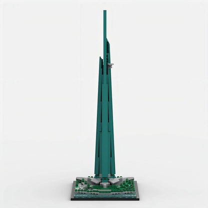 Jeddah Kingdom Tower Building Kit | 1:2100 Scale LEGO-Compatible MOC - 3