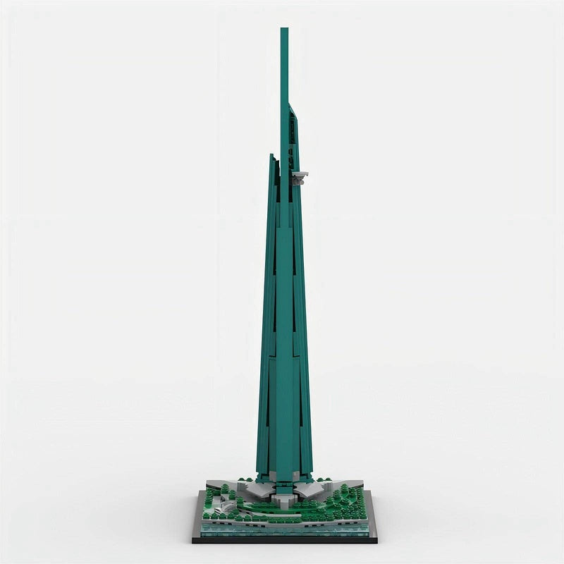 Jeddah Skyline Tower MOC Micro Skyscraper Building Kit 1:2100 Scale Model - 1