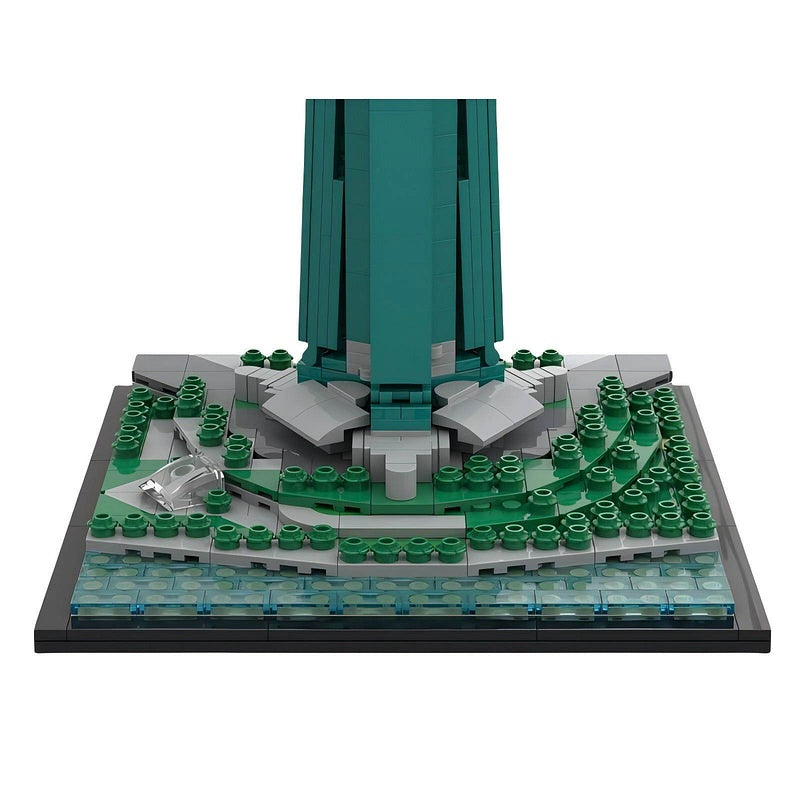 Jeddah Skyline Tower MOC Micro Skyscraper Building Kit 1:2100 Scale Model - 5