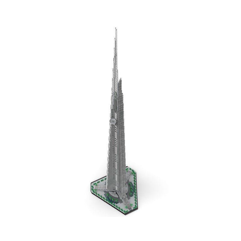 Jeddah Tower 1:800 Scale MOC Skyscraper Architecture Building Kit - 1
