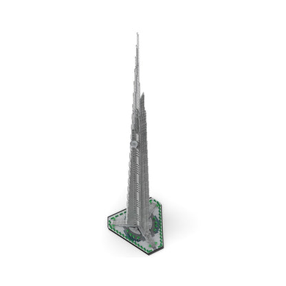 Jeddah Tower 1:800 Scale MOC Skyscraper Architecture Building Kit - 1