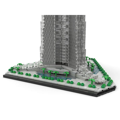Jeddah Tower 1:800 Scale MOC Skyscraper Architecture Building Kit - 2