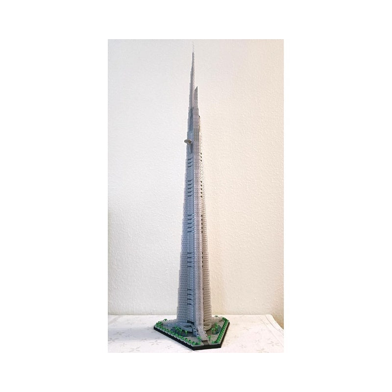 Jeddah Tower 1:800 Scale MOC Skyscraper Architecture Building Kit - 4