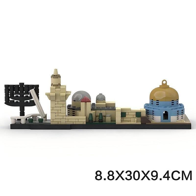 Jerusalem Skyline MOC Building Kit | Historic City Architecture Model - 4