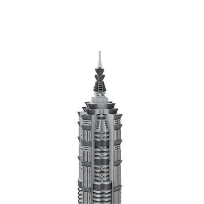 Jin Mao Tower Building Kit | 1:800 Scale | LEGO-Compatible MOC - 3