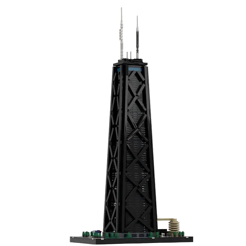 John Hancock Center Chicago Skyscraper Building Kit | LEGO-Compatible MOC - 1