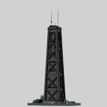 John Hancock Center Chicago Skyscraper MOC Building Kit 1:800 Skyline Model - 3