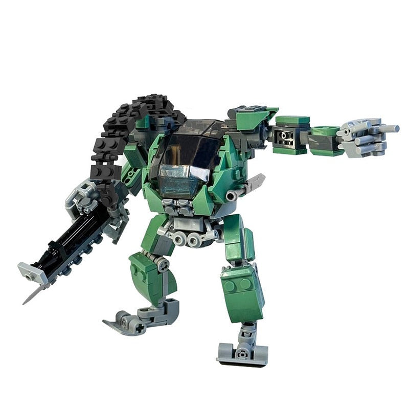 Jungle Exosuit Combat Armor Mecha MOC Building Kit - 2