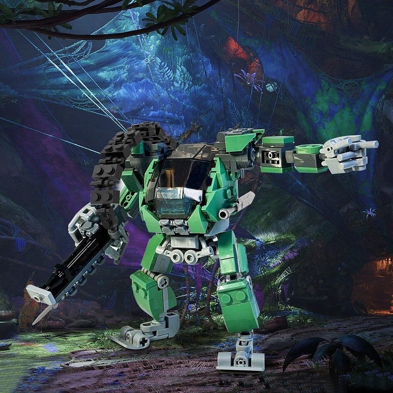 Jungle Exosuit Combat Armor Mecha MOC Building Kit - 4