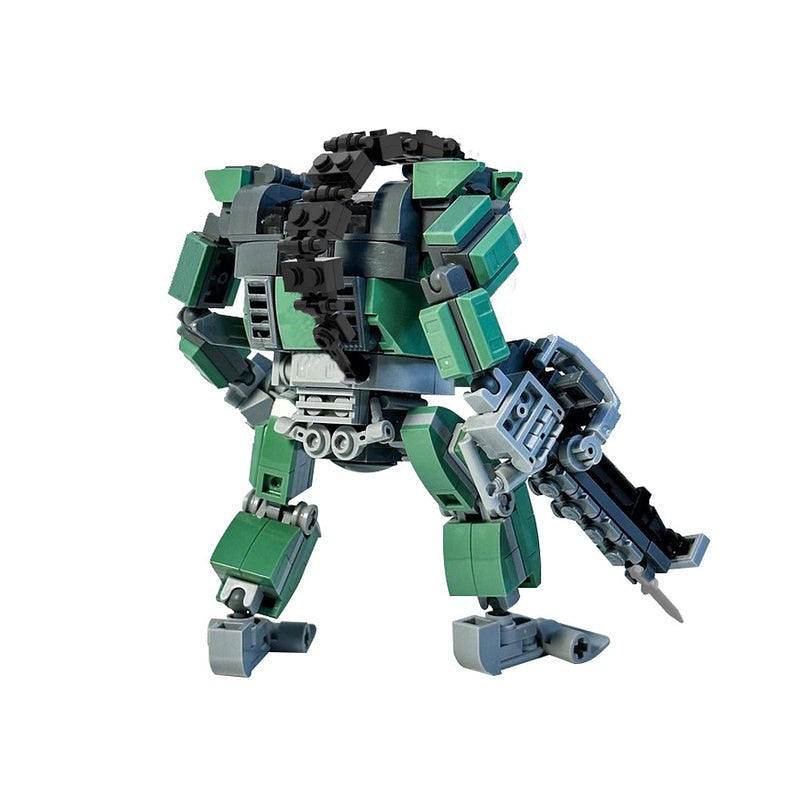 Jungle Exosuit Combat Armor Mecha MOC Building Kit - 5