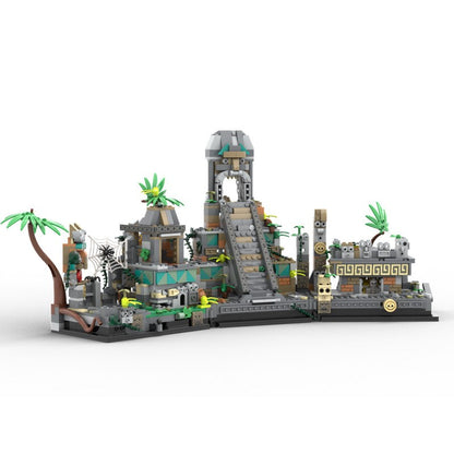 Jungle Ruins with Traps Building Kit | Compatible MOC - 2
