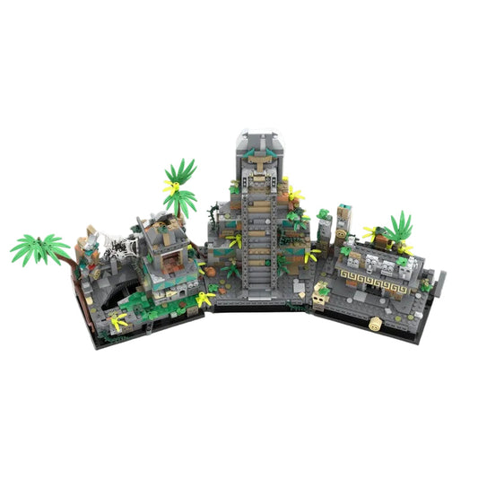 Jungle Ruins with Traps Building Kit | LEGO-Compatible MOC - 1